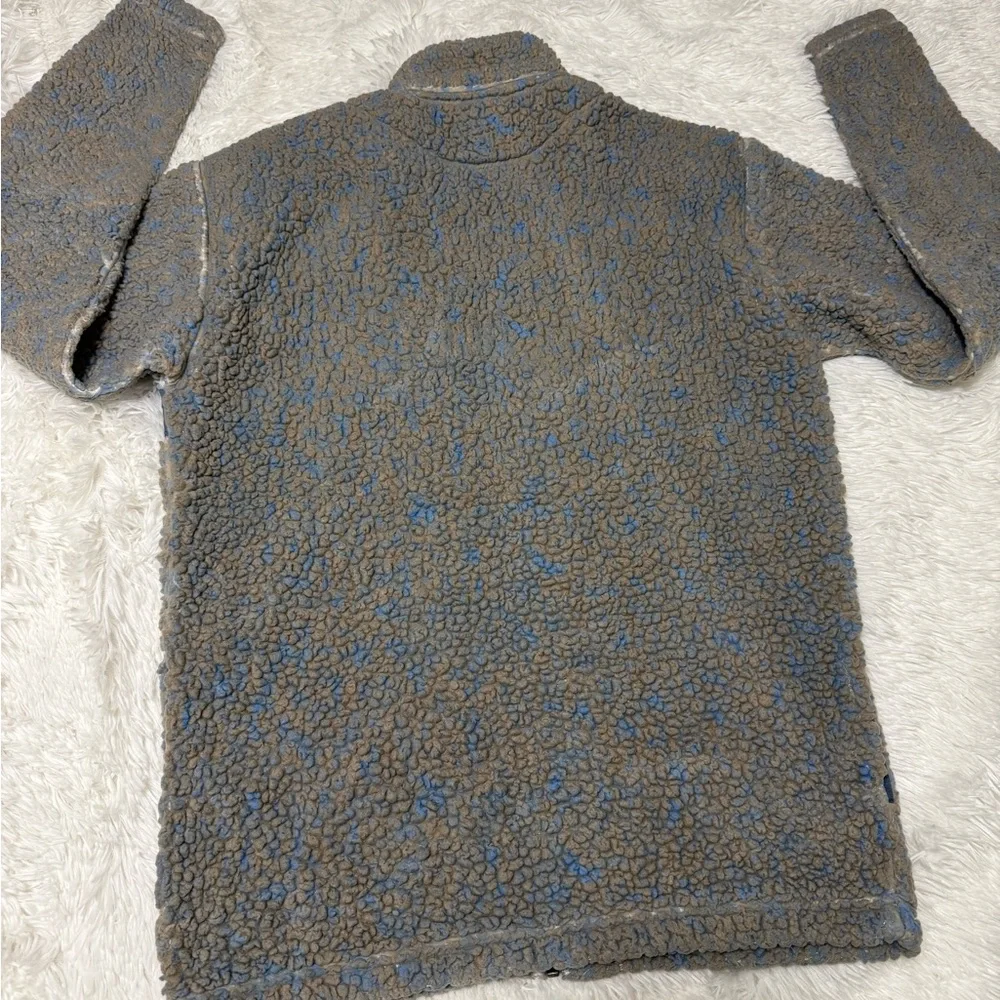 Southern Marsh Sherpa Jacket Full Zip Ridge Fleece Blue Gray Grey Men’s size S